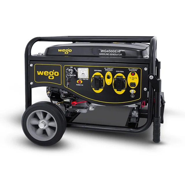 -موتور برق بنزینی ویگو 3 کیلووات استارتی چرخدار مدل WG4500EW
