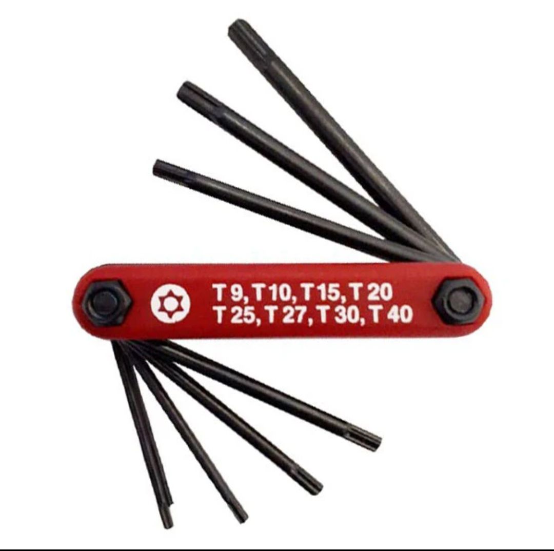 آچار آلن ستاره ای مدل چاقویی 8 عددی ISHI TOOLS اصل ژاپن