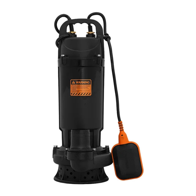 کف کش ورما 1.5 اسب 25 متری 2 اینچ فلوتردار پایه چدن مدل QDX10-25-1.1F
