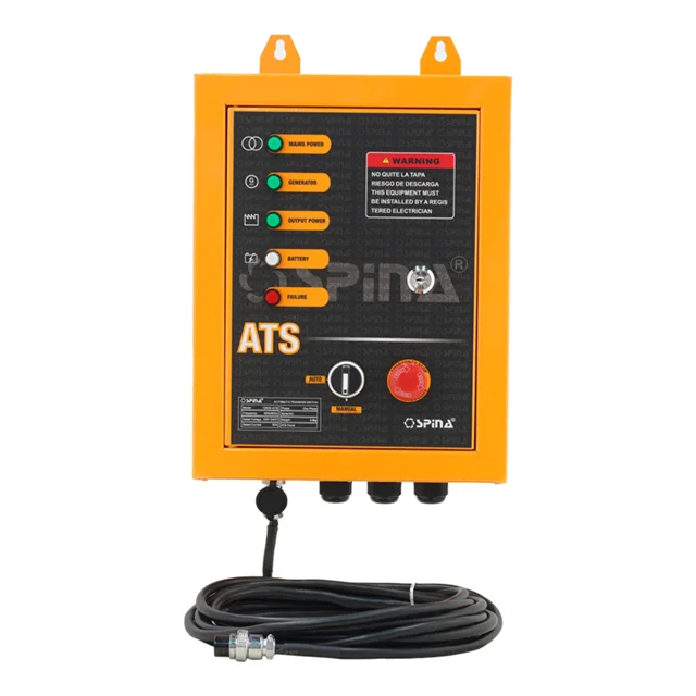 تابلو ATS تک فاز اسپینا مدل 10KW-ATS