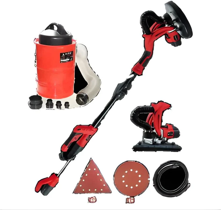سنباده زن دیواری دور متغیر به همراه مکنده DC-100 محک مدل DWS-230D+DC-100