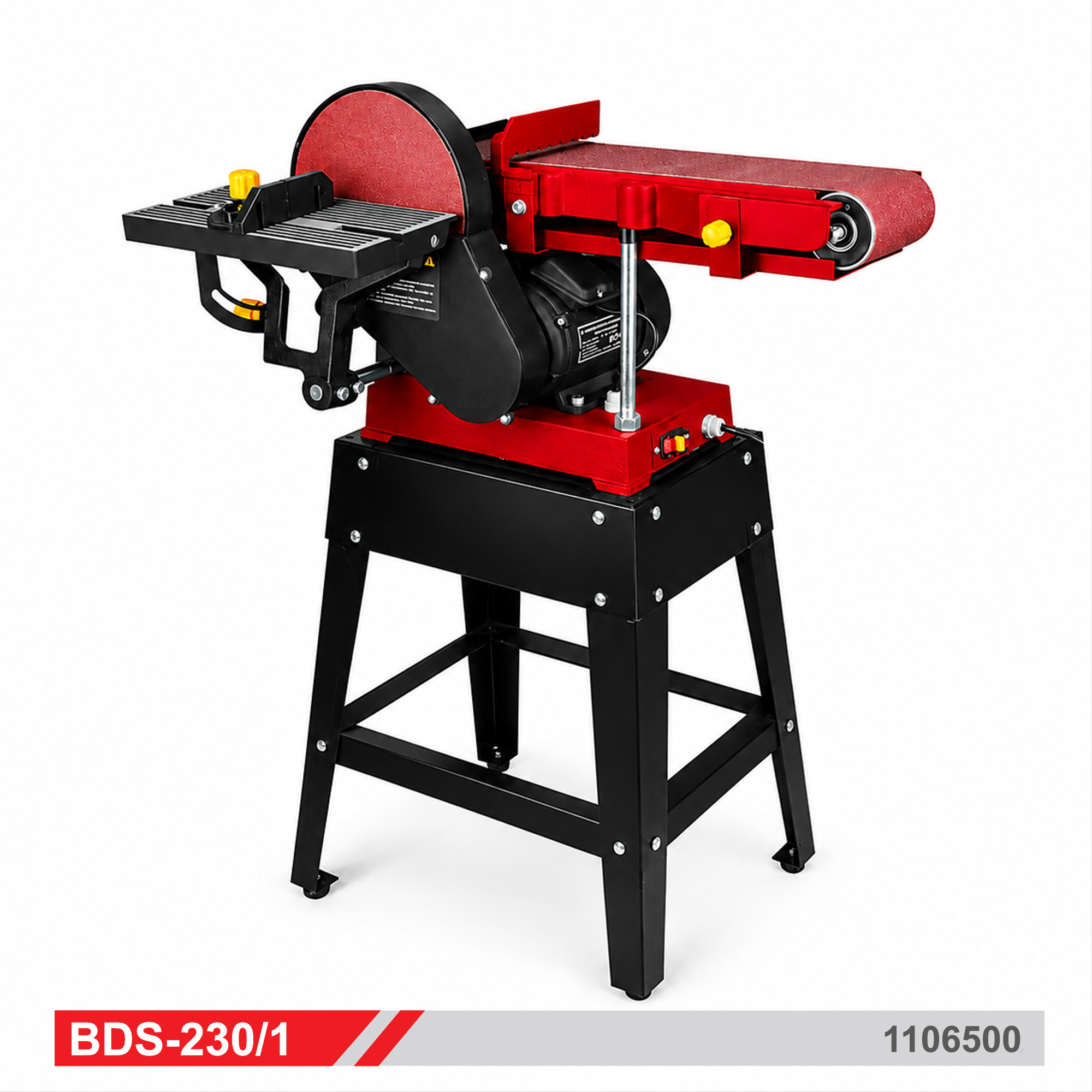 دستگاه سنباده نواری و دیسکی پایه دار محک BDS-230/1