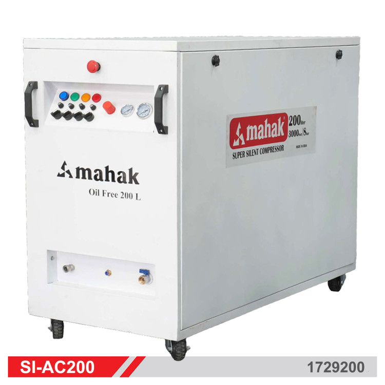 کمپرسور 200 لیتری سایلنت باکس دار محک SI-AC200